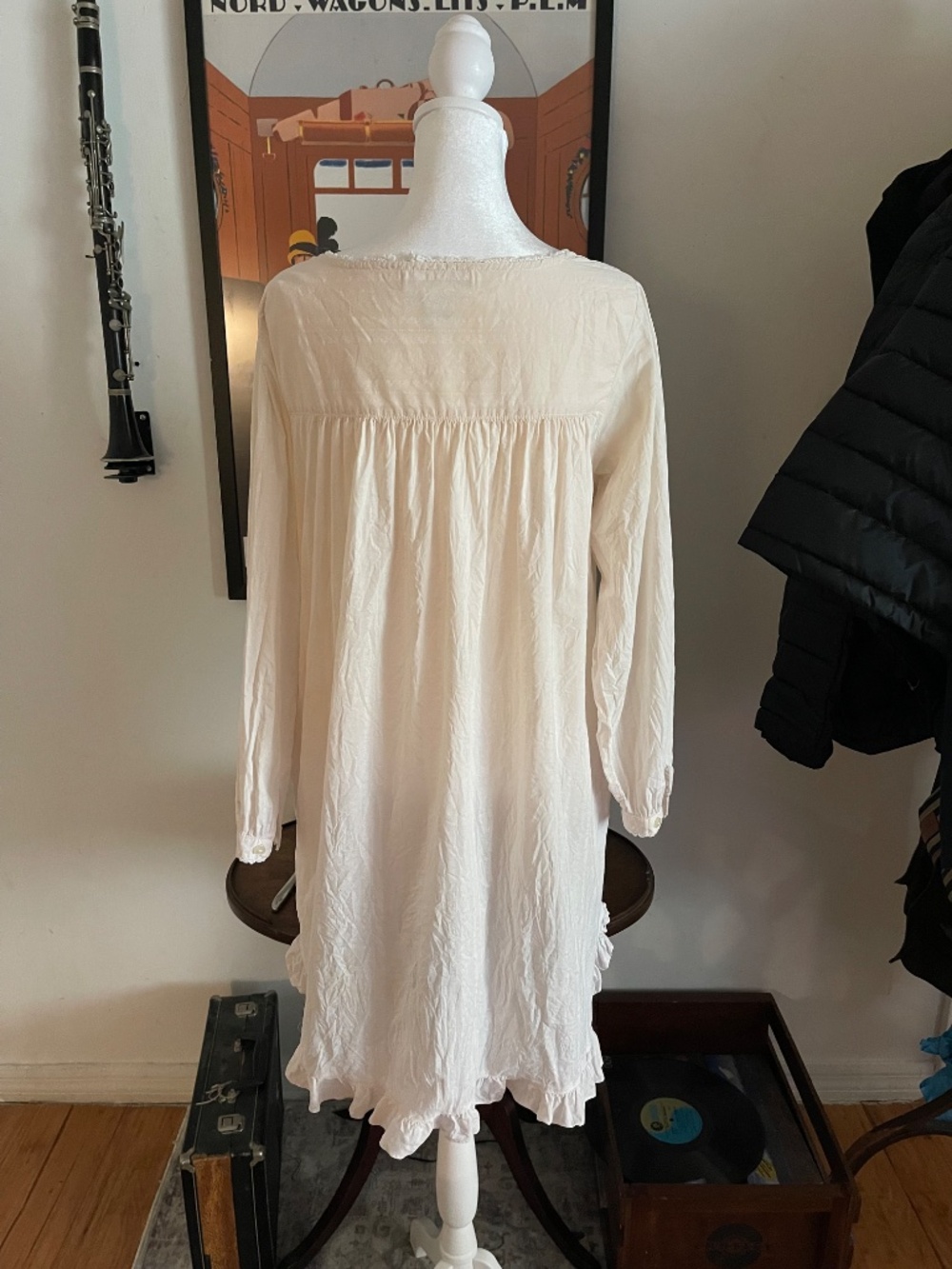 Eileen West Women’s Traditional Knee Length Nightgown S Vintage Cottagecore - Picture 3 of 16